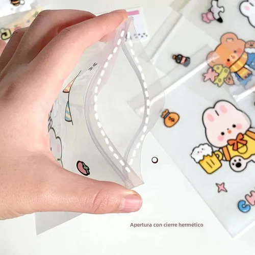 Bolsa Reutilizable Para Snacks Con Diseño De Animales