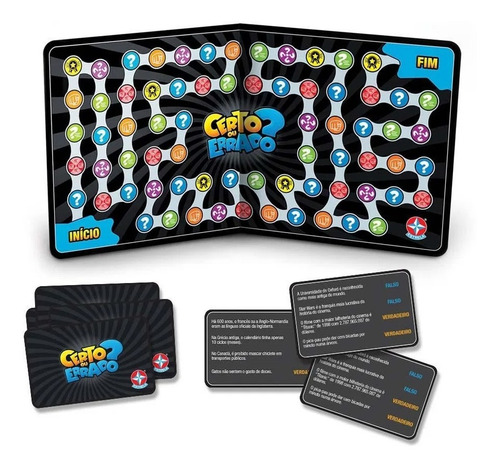 Jogo De Tabuleiro Game Certo Ou Errado? Original Estrela