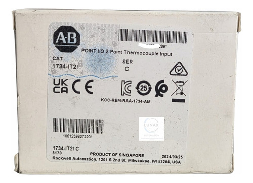 Allen Bradley 1734-it2i Modulo De Entrada** Original