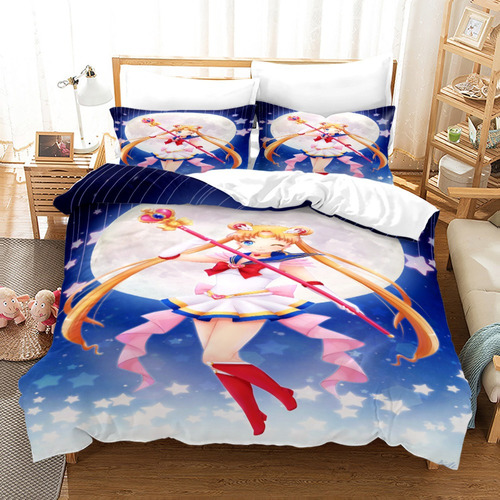 Funda Nórdica Sailor Moon Bedding Anime, Doble