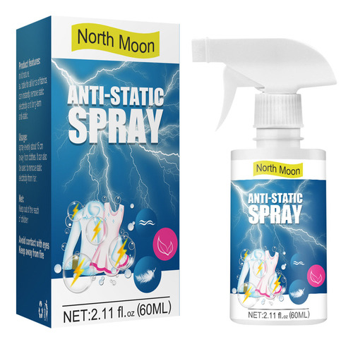 Spray Antiestático Para Ropa, Edredones, Suéteres Y Cabello