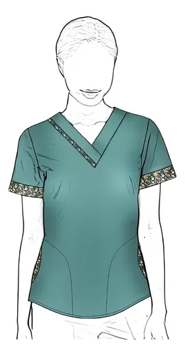 comprar ( Moldes De Ropa)  Chaqueta Ambo Sanitaria Mujer Rt 1829