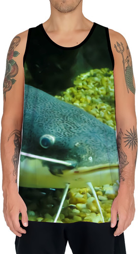 Camiseta Regata Peixe Bagre Peixe Gato Agua Doce Salgada 2