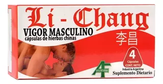 Suplemento en cápsulas Argenfarma Vigorizante Li Chang vigorizante en caja de 25g 8 un pack x 3 u