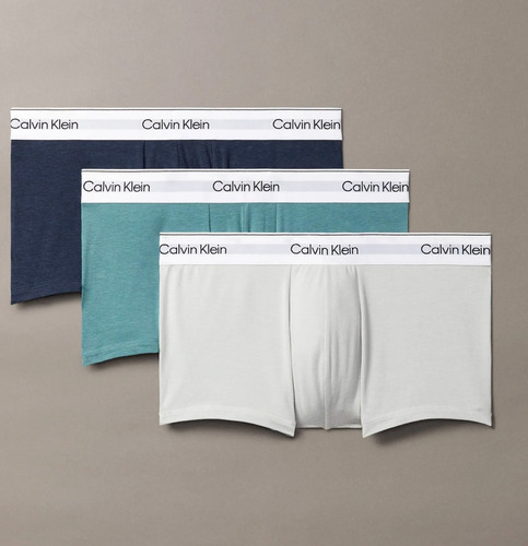 Boxer Calvin Klein Low Rise Trunk 3pk Para Hombre Nb3967