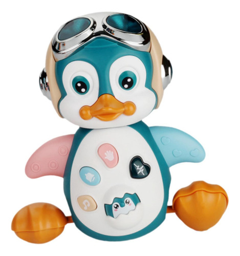 Pingüino Musical Para Gatear, Juguete Para Bebé Con