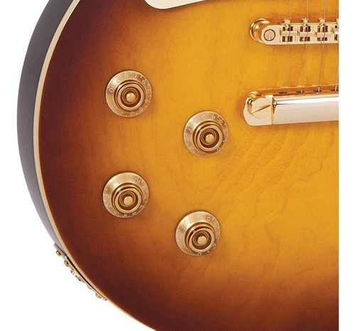 Guitarra Vintage Lv100 Lv100tsb Zurda Tobacco Sunburst
