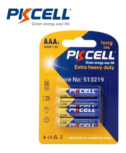 Baterías Aa Extra Heavy Duty Pkcell