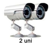 Kit 2 Câmeras Vigilância Infravermelho + Fonte + Conectores
