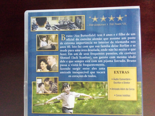 Dvd O Menino Do Pijama Listrado. (Usado)
