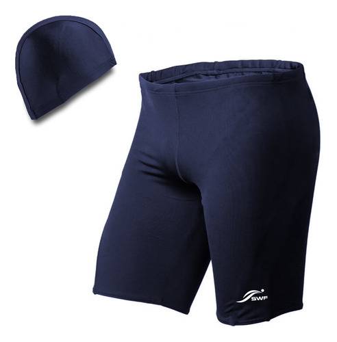 Traje De Baño Hombre Jammer Deportivo Natacion Licra Swf Azul 32