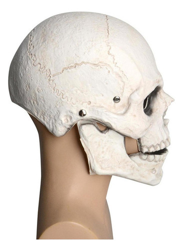 Máscara De Calavera De Terror Con Casco De Esqueleto