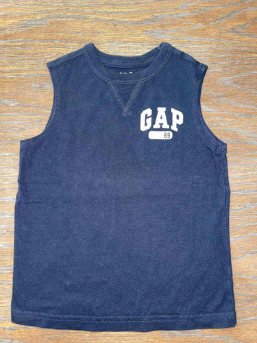 Musculosa Nene Azul Talle 4 Años Gap