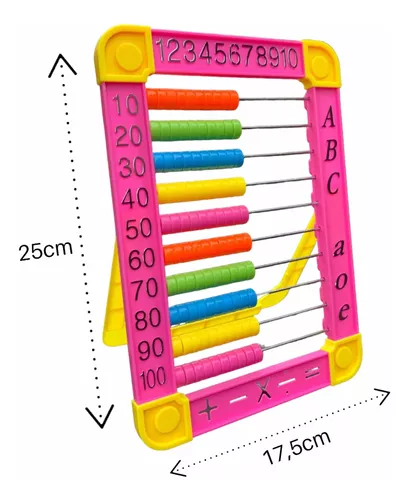 Toyvian 100 Unidades Bola De Contagem De Probabilidade Bola De Ábaco  Crianças Contando Bola Rastrear Bolas Jogo De Classificador De Cores Bola  De