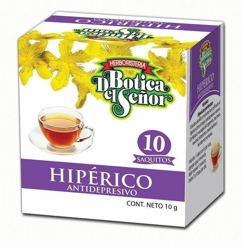 Té De Hipérico Botica Del Señor 10 Saquitos