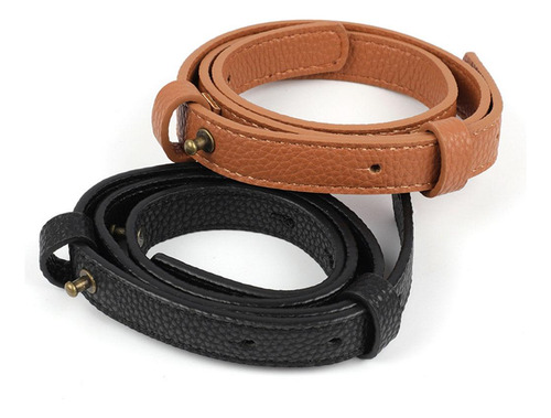 4 Bolso De Cuero Pu Asas Bolso De Hombro De Bricolaje