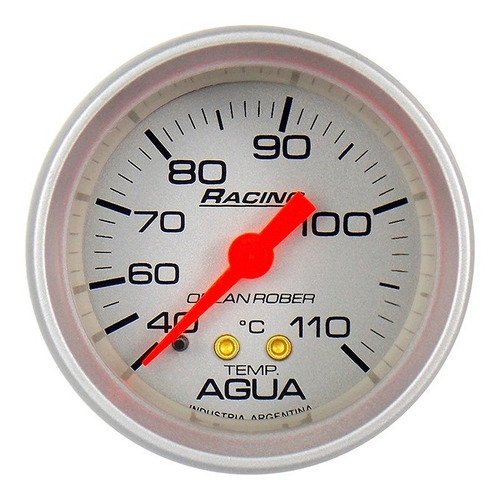 Orlan Rober Termómetro Temperatura Agua Racing Plata 321p20