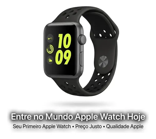 Apple Watch Nike S3 42mm Black | Parcelamento sem juros