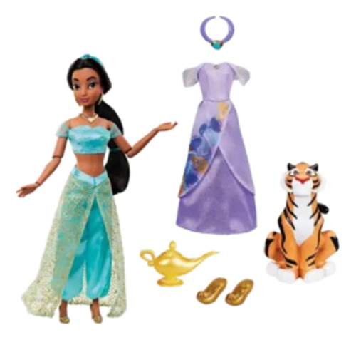Boneca Jasmine Com Troca De Roupa Disney Store Classic Doll