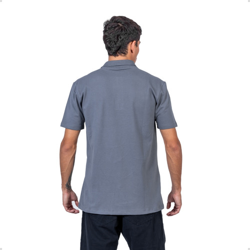 Camiseta Lisa Gola Polo Básica Stretch Nicoboco Respirável