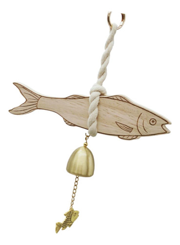 Adorno Decorativo De Pez De Madera, Escultura Decorativa, L