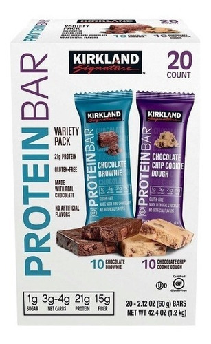 Kirkland Barras De Proteina 20pzas - 22gr De Prot. Por Barra