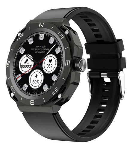 Relogio Intelingente Smartwatch S7 49mm Android Ou Ios Smart Cor da caixa Black