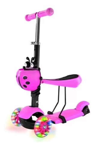 Monopatín diablo de pie HC Life Scooter  rosa para niños