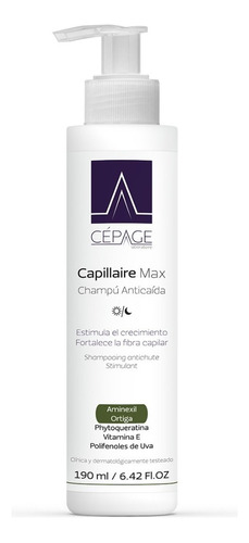 Capillaire Max Champú Anticaída Estimula Crecimiento 190ml