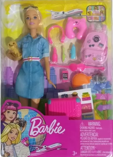 Boneca Barbie Explorar e Descobrir - Viajante - Mattel