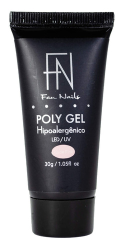 Polygel Fan Nails Classique Embalagem 30g Hipoalergênico Cor Nude