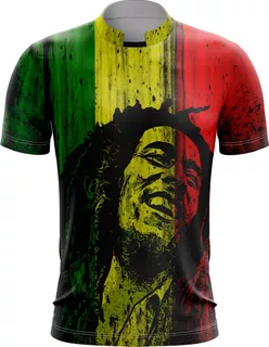 Camisa Camiseta Bob Marley Reggae Jamaica Rastafari