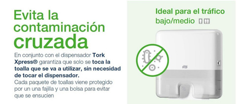 Imagen 7 de 8 de Toalla Interfoliada Tork Xpress® Universal 1 Paq X 250 Hojas