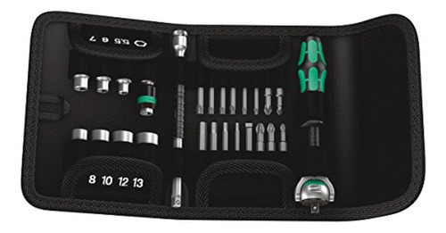 Wera Tools 26pc Zyklop Ratchet ¼ Juego De Zócalo Y Broca Con