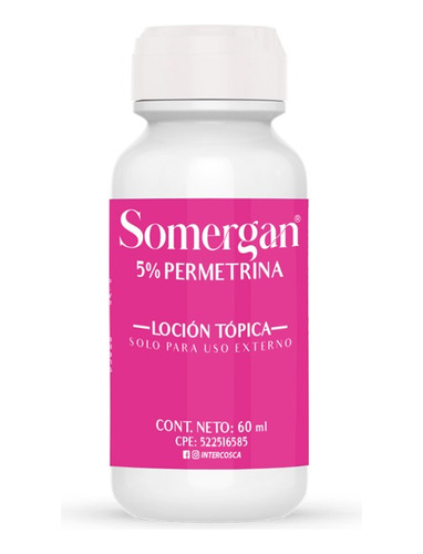 Somergan Loción Tópica - 5% Permetrina 60ml