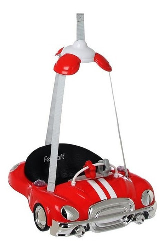 Imagen 3 de 10 de Jumper Bebe P/ Puerta Regulable Soporte Metálico Luz Sonido