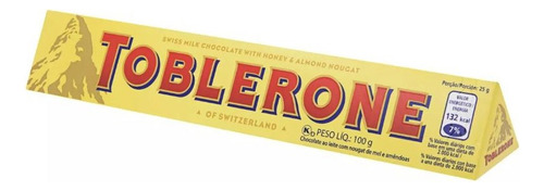Chocolate Ao Leite Nougat De Mel Amêndoa Toblerone Kit 20un