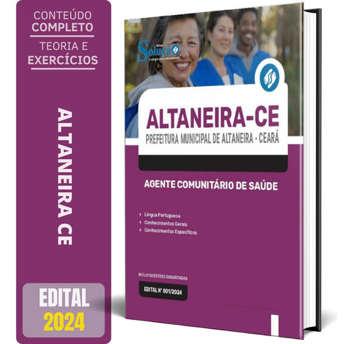 Apostila Prefeitura Altaneira Ce 2024 Agente Comunitário