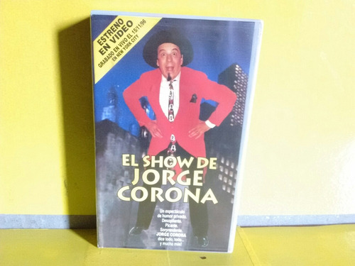El Show De Jorge Corona - ( New York City 1996 ) - Vhs Origi