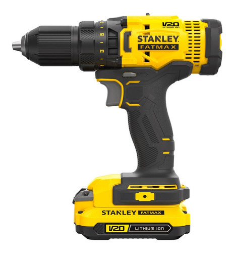 Taladro Atorn. Inal. Stanley Scd700c2k-b2 20v+2b+carg+maleta