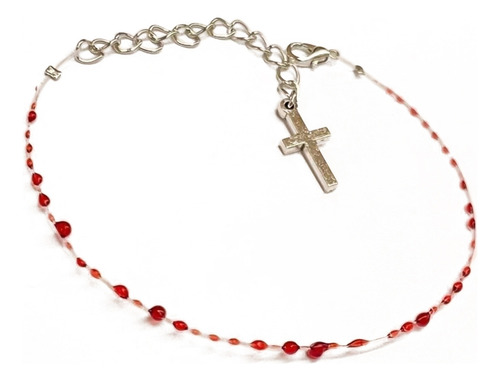 (a) Pulsera Con Forma De Gota De Sangre Roja Con Personalida