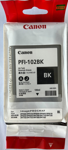 Cartucho Canon Pfi-102bk 