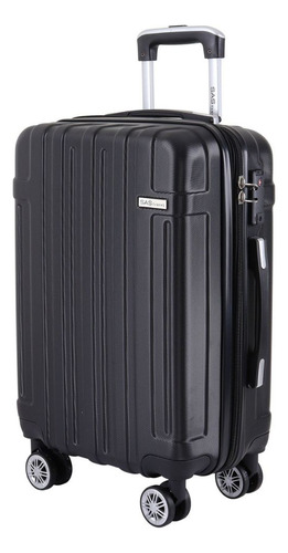 Valija SAS Travel 40.1000.4 47cm de ancho x 74cm de alto x 29cm de profundidad color negro