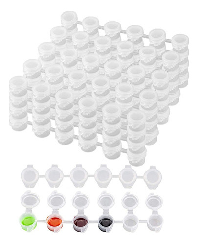 Para 25 Tiras Para Macetas De Pintura Vacías, Recipientes