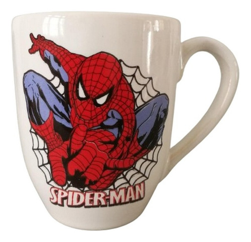 Taza De Spider-man Hombre Araña. Ceramica. Vitrificado.