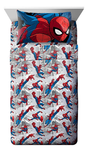 Sabanas Originales Marvel Avengers Super Heroes / Spiderman