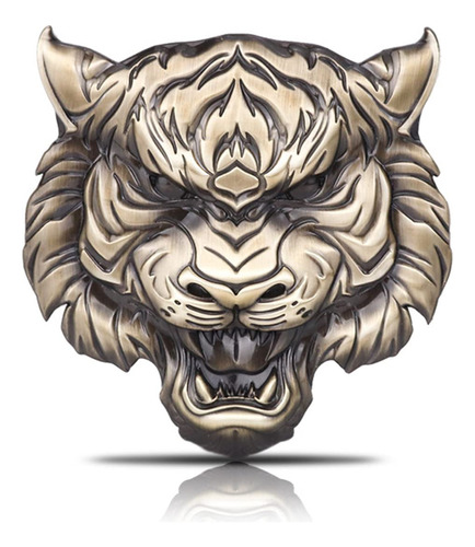 Emblema De Metal De Cara De Tigre, Emblema De Automovil, Dec