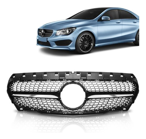 Grade Do Parachoque Mercedes Cla200 Cla250 2015/16 Diamante