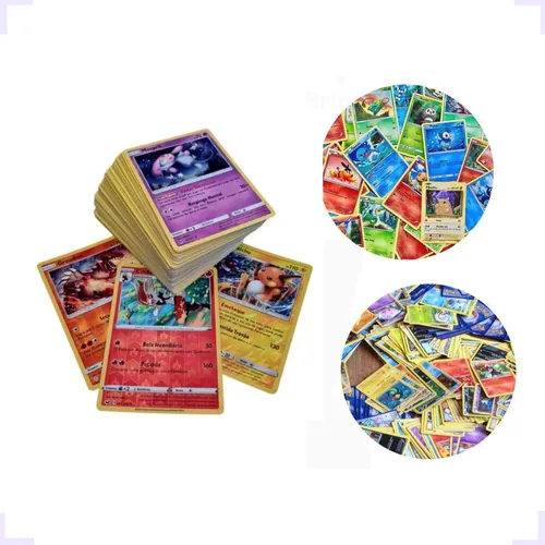 20 tarjetas Pokémon comunes de 8,5 cm, regalo infantil que no se repiten