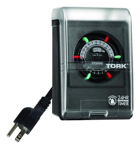 Interruptor Timer Bomba 15a Exterior 110v Tork Uso Mecanico